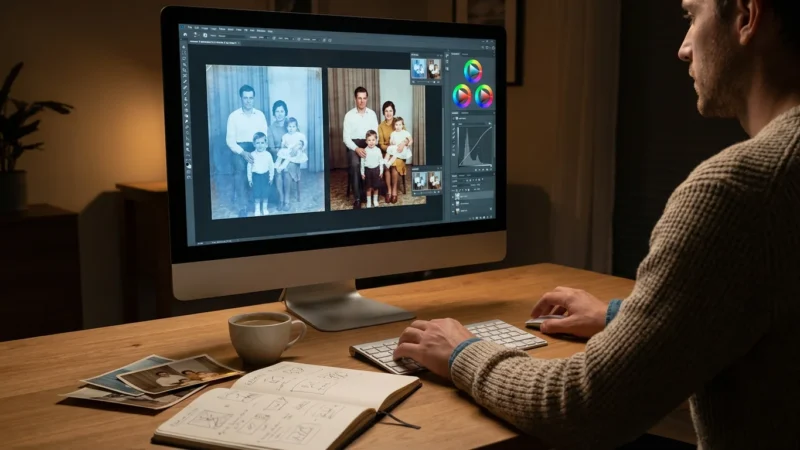 Color Correction Tips for Scanned Photos - guide
