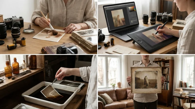 How to Create Vintage and Retro Photo Effects - guide