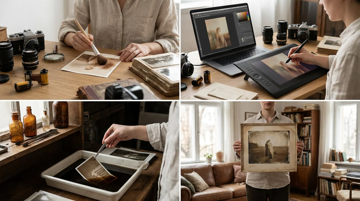 How to Create Vintage and Retro Photo Effects - guide
