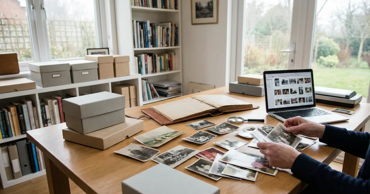 How to Organize Photos for a Family History Project - guide