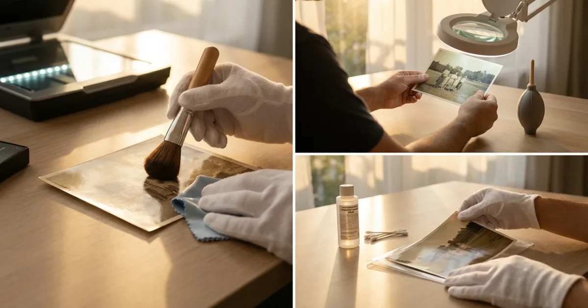 How to Remove Scratches and Dust from Scanned Photos - guide