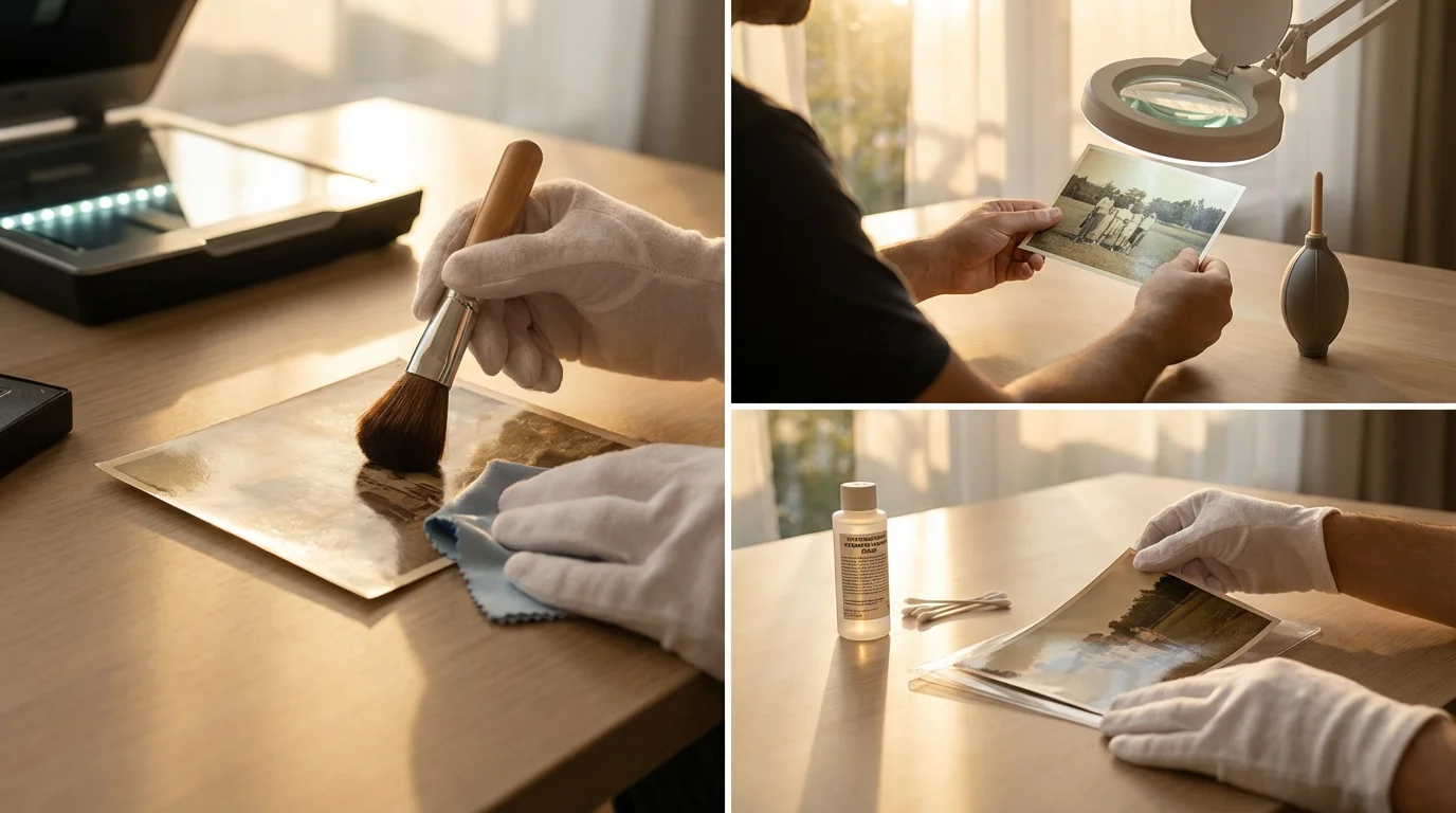 How to Remove Scratches and Dust from Scanned Photos - guide