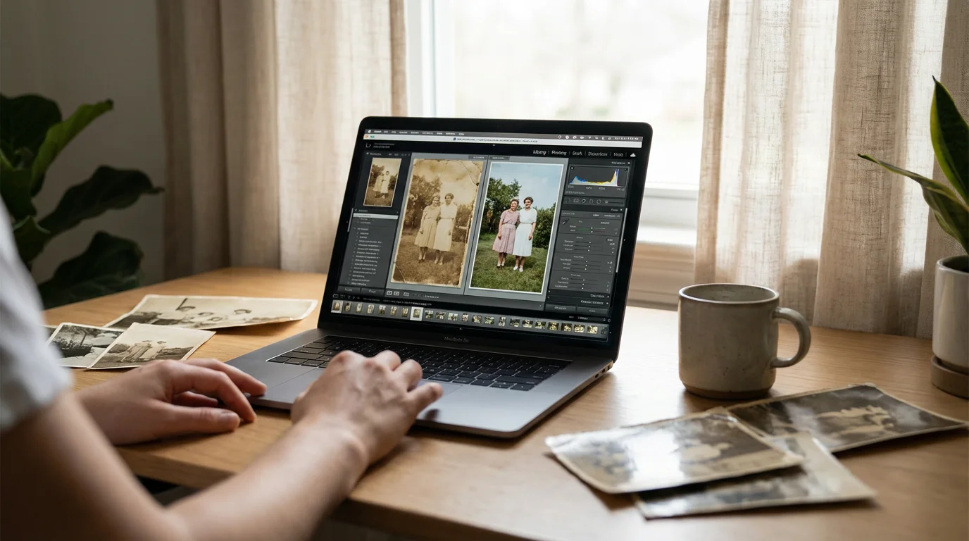 How to Restore Old Faded Photos with Photo Editing Software - guide