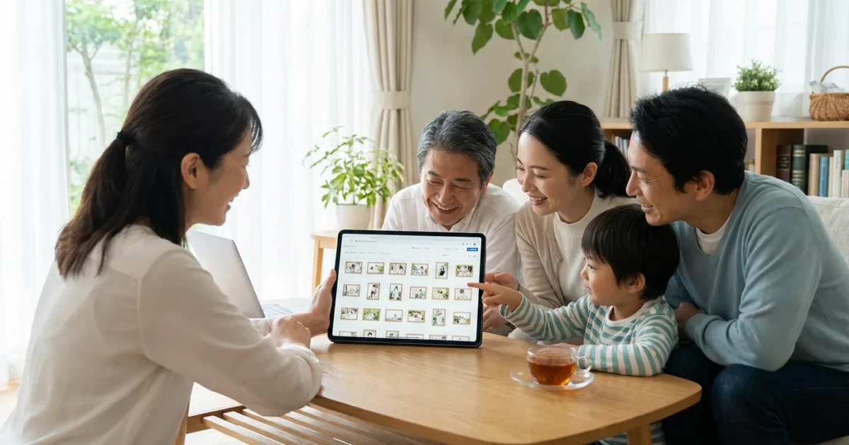 How to Share Photo Galleries with Family Online - guide