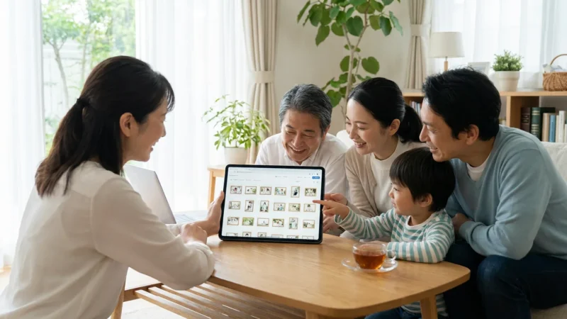 How to Share Photo Galleries with Family Online - guide