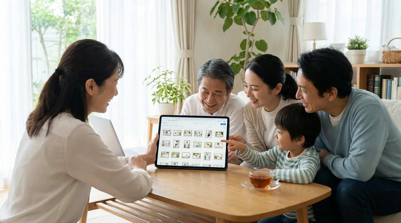 How to Share Photo Galleries with Family Online - guide