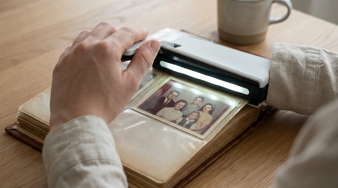 Scanning Photos from Albums Without Removing Them - guide