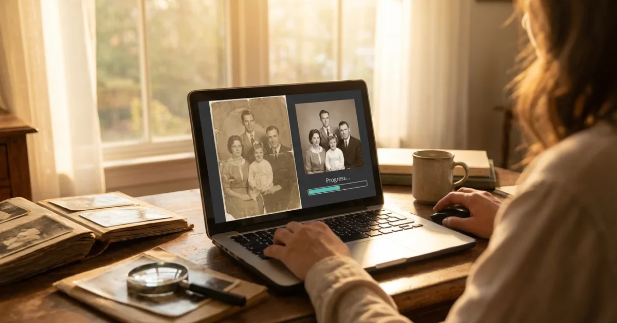Using AI Photo Restoration Tools to Fix Damaged Images - guide