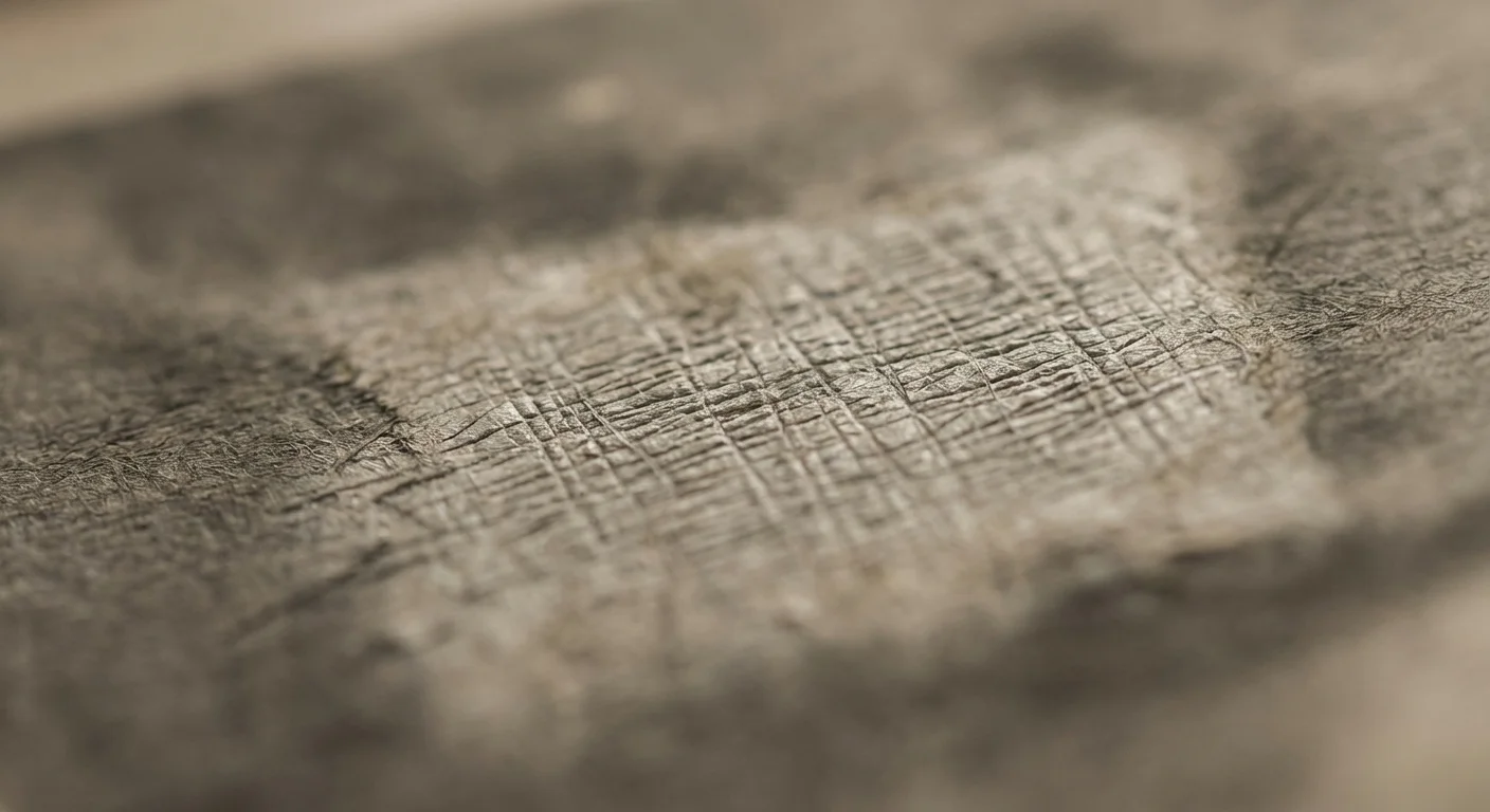 Macro shot of the honeycomb-like texture on a vintage silk-finish photo print.